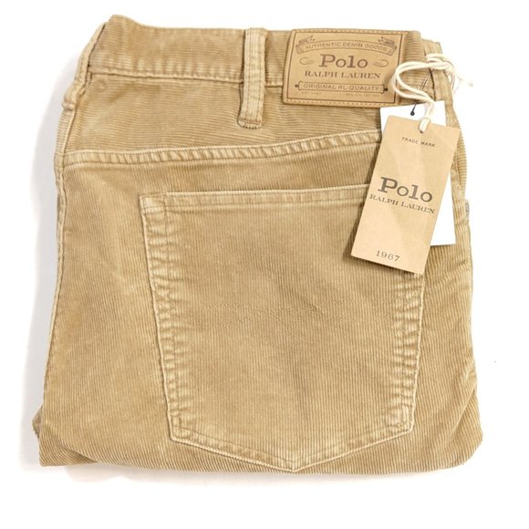 Polo Ralph Lauren Varick Slim Corduroy Pants 36 x